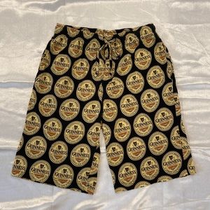 Vintage Guinness Men’s Shorts Elastic Drawstring Size S / 28-30”